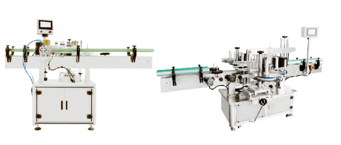 Allot Tech bottle labeling machine options from the supplied beverage machinery brochure
