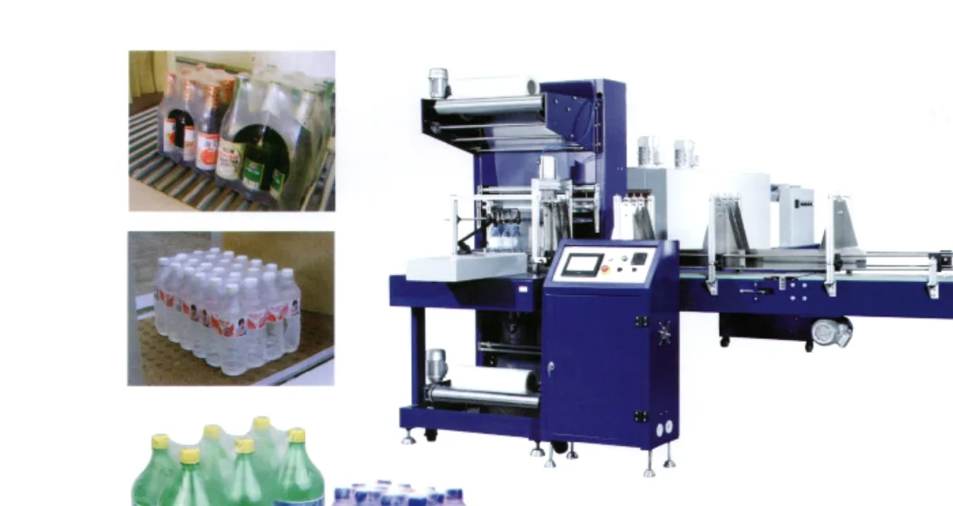 Allot Tech shrink film bottle packing machine reference for a complete water bottling line