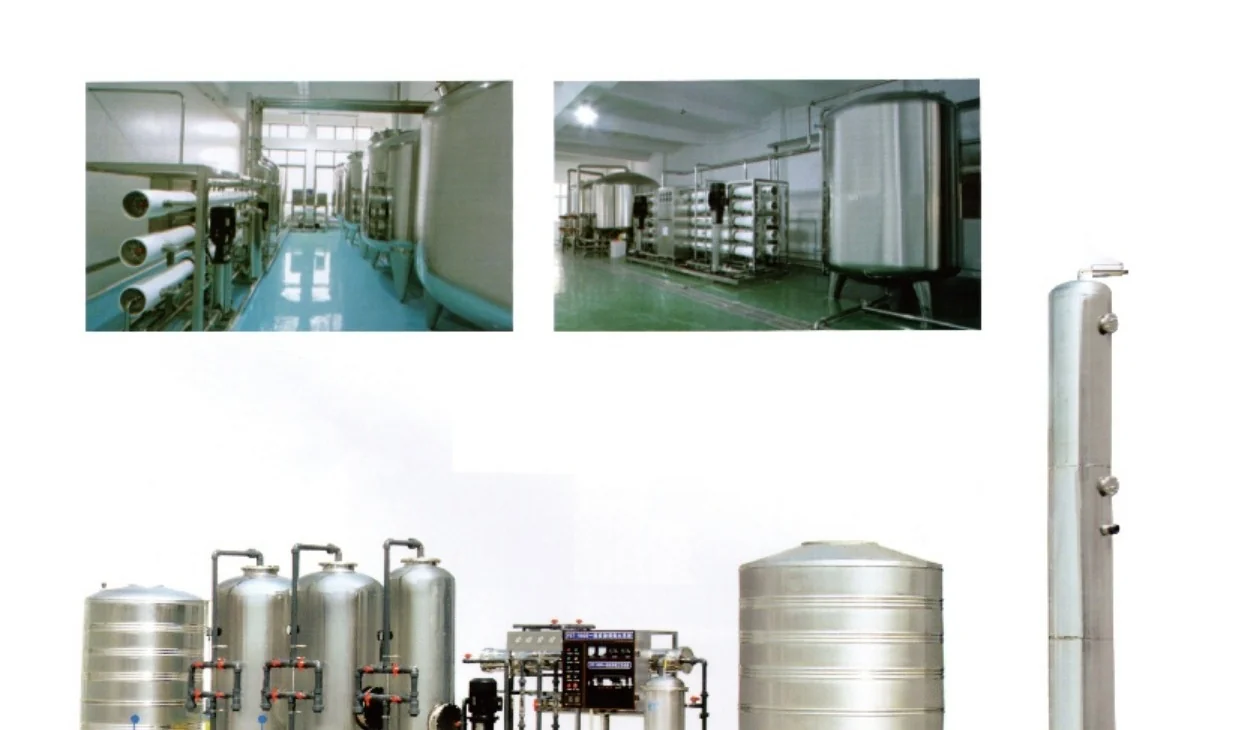 Allot Tech bottled water treatment equipment and installation references from the supplied catalog